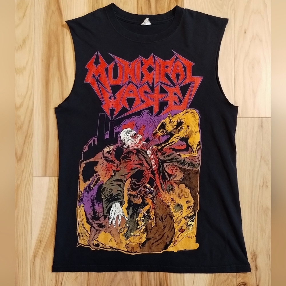 Municipal Waste "Wolves of Chernobyl" metal band t-shirt